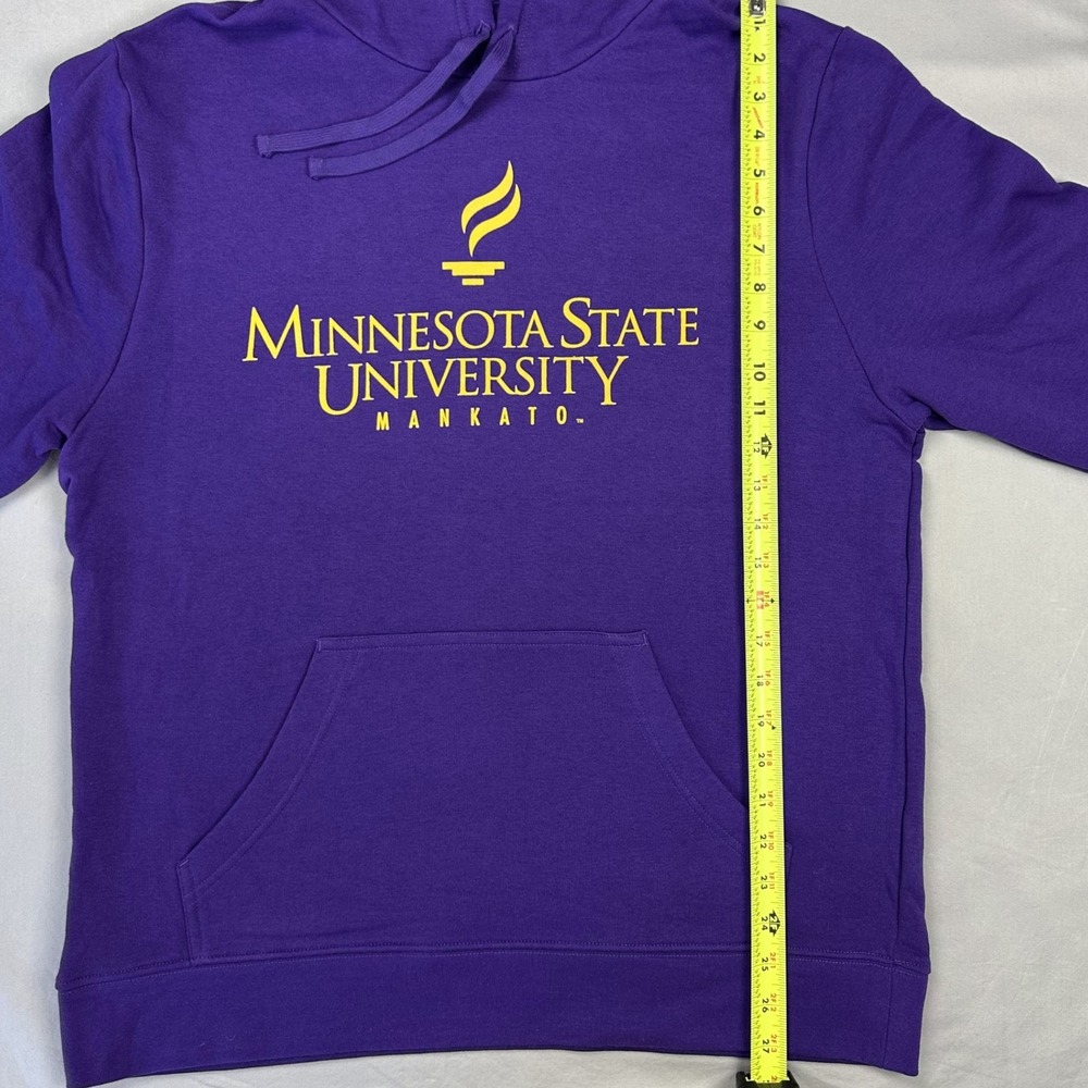 Minnesota State University Mankato Hoodie Men Large Purple‎ Cozy Sweatshirt New - Picture 7 of 9